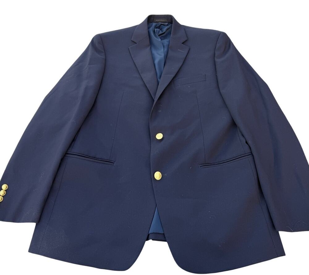 Polo Ralph Lauren Navy Sports Coat - 42R